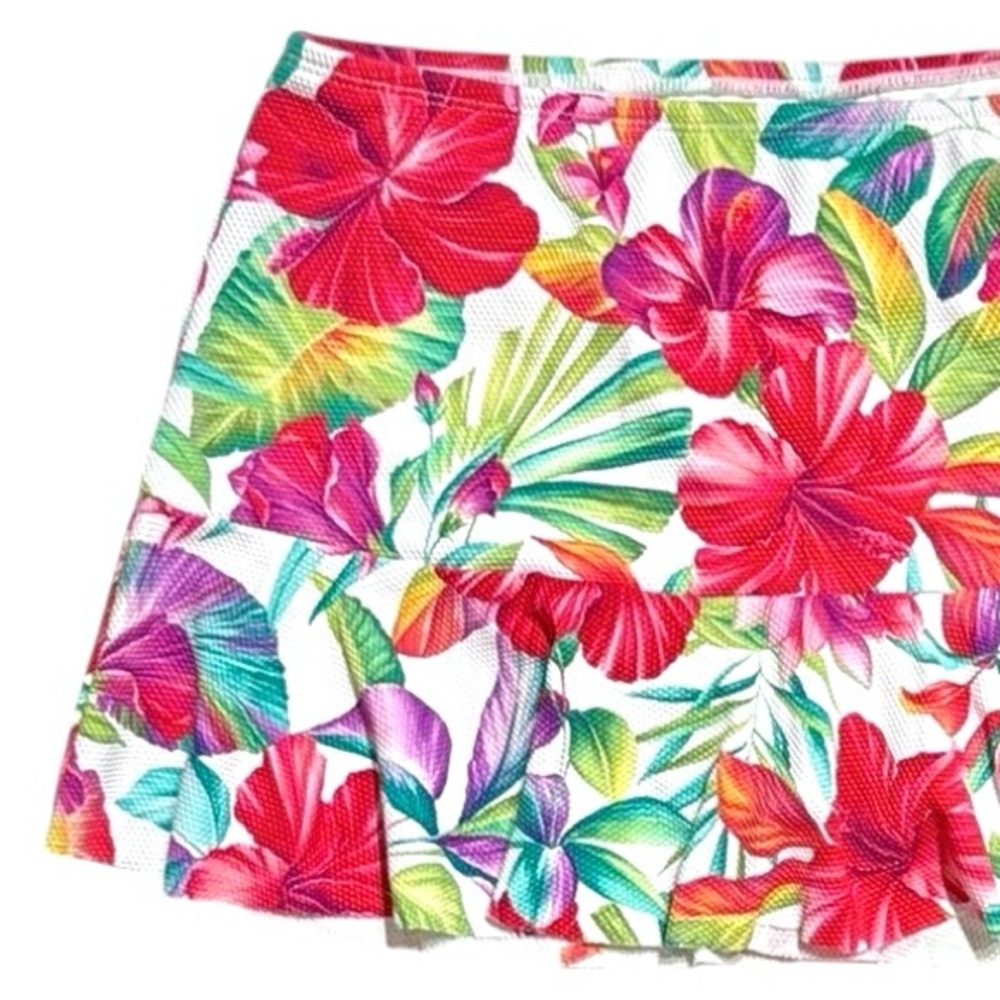 🌴Tommy Bahama Island Cays Fiesta Skirted Bikini Bottom - Picture 4 of 12